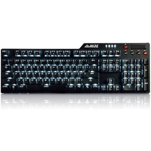 Ajazz AK35I Multimedia Knob Gaming Backlight Alloy Machinery Keyboard (Blue Axis)