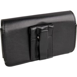 Wallet Style Hard Leather Case with Belt Clip for  iPhone 8 & 7  / iPhone 6  Galaxy S IV / i9500(Black)