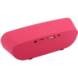 ZEALOT S9 Portable  Multifunctional Wireless Bluetooth Speaker  for iPhone & iPad  Support Hands-free Answer Phone & Wireless Transmission & FM Radio & TF Card & USB Port & 3.5mm Audio(Magenta)