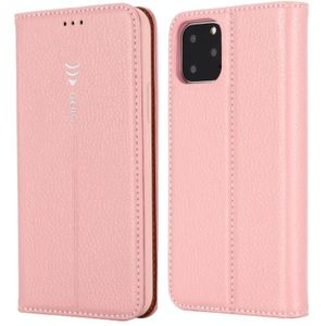 Voor iPhone 11 Pro GEBEI PU+TPU horizontale flip beschermhoes met houder & kaartsleuven(Rose Gold)