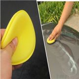 5 PCS Car Vehicle Wax Polish Foam Sponge Hand Soft Wax Yellow Sponge Pad for Car Detailing Care Wash