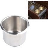 Stainless Steel Drop-in Cup Holder Table Drink Holder for RV Car Truck Camper  Size: 6.8 x 5.6cm