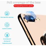 For iPhone 8 Plus / 7 Plus 9D Transparent Rear Camera Lens Protector Tempered Glass Film