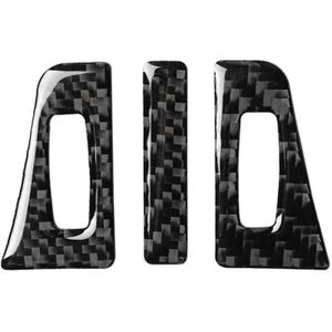 3 in 1 Car Carbon Fiber Air Outlet Decorative Sticker for Lexus NX200 / 200t / 300h 2014-2021  Left and Right Drive Universal