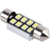 2 PCS 41mm Festoon 3W 300LM White Light 8 LED 3528 SMD Canbus Error-Free Car Reading Lamps  DC 12