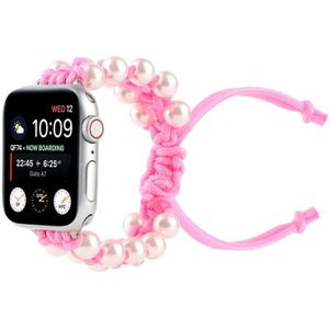 Paraplu touw kraal nylon vervanging horlogebanden voor Apple Watch Series 6 & SE & 5 & 4 40mm / 3 & 2 & 1 38mm