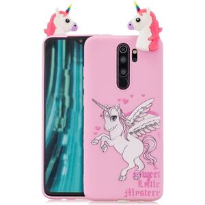 For Xiaomi Redmi Note 8 Pro Shockproof Cartoon TPU Protective Case(Unicorn)