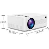 TB612 2200ANSI Lumens 800x400 Resolution 1080P LED+LCD Technology Smart Projector  Support AV / HDMI / SD Card / USB / VGA / TV