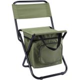 Outdoor Folding Chair with Storage Bag & Backrest & Heat Preservation Function