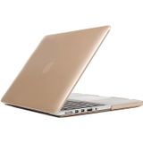 Frosted Hard Protective Case for Macbook Pro Retina 15.4 inch A1398 (Gold)