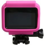 Original for GoPro HERO5 Silicone Border Frame Mount Housing Protective Case Cover Shell(Pink)