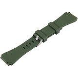 For Samsung Gear S3 Classic Smart Watch Silicone Watchband  Length: about 22.4cm(Army Green)