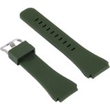 For Samsung Gear S3 Classic Smart Watch Silicone Watchband  Length: about 22.4cm(Army Green)