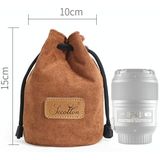 S.C.COTTON Liner Shockproof Digital Protection Portable SLR Lens Bag Micro Single Camera Bag Round Khaki S