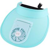 USB Oplaadbare ventilatorhoed Zomer Sunshade Grote rand Lege Top Sun Hat