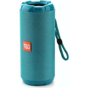 T&G TG621 Portable Waterproof 3D Stereo Wireless Speaker  Support FM Radio / TWS / TF Card(Green)