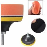 7 in 1 Buffing Pad Set Thread Auto Car Polishing Pad Kit for Car Polisher  Size:3 inch