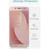 10 PCS 0.26mm 9H 2.5D Arc Edge Tempered Glass Film for Galaxy J7 Pro / J730