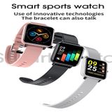 H10 1.54inch Color Screen Smart Watch IP67 Waterproof Support Bluetooth Call/Heart Rate Monitoring/Blood Pressure Monitoring/Blood Oxygen Monitoring/Sleep Monitoring(Pink)