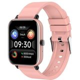 H10 1.54inch Color Screen Smart Watch IP67 Waterproof Support Bluetooth Call/Heart Rate Monitoring/Blood Pressure Monitoring/Blood Oxygen Monitoring/Sleep Monitoring(Pink)