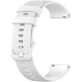 Voor Garmin Forerunner 645 Small Lattice Silicone Sports Strap (White)