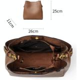 5043 Bucket Bag Shoulder Messenger Bag Commuter Women Bag(Brown)