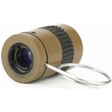 2.5x17.5mm Mini Pocket Miniature Telescope with Finger Buckle (Gold)