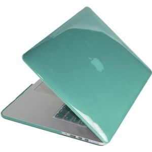 ENKAY for MacBook Pro Retina 13.3 inch (US Version) / A1425 / A1502 4 in 1 Crystal Hard Shell Plastic Protective Case with Screen Protector & Keyboard Guard & Anti-dust Plugs(Green)