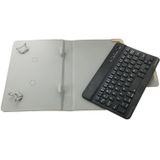 Universal Leather Case with Separable Bluetooth Keyboard and Holder for 7 inch Tablet PC(Brown)