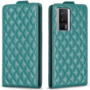 Voor Xiaomi Redmi K60 / K60 Pro Diamond Lattice verticale flip lederen telefoonhoes