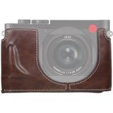 1/4 inch draad PU lederen camera halfcase basis voor Leica Q2