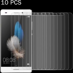 10 PCS for Huawei P8 Lite (2017) 0.26mm 9H Surface Hardness Explosion-proof Non-full Screen Tempered Glass Screen Film