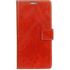 Wiko TOMMY 2 Plus Retro Crazy Horse Texture Horizontal Flip Leather Case with Holder & Card Slots & Wallet & Photo Frame (Red)