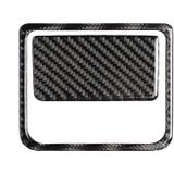 Car Carbon Fiber Front Passenger Seat Storage Box Decorative Sticker for Mazda Axela 2017-2018