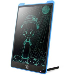 CHUYI Portable 12 inch LCD Writing Tablet Drawing Graffiti Electronic Handwriting Pad Message Graphics Board Draft Paper with Writing Pen  CE / FCC / RoHS Certificated(Blue)