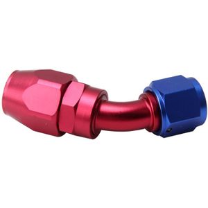 Pipe Joints 45 Degree Swivel Oil Fuel Fitting Adaptor Oil Cooler Hose Fitting Aluminum Alloy AN8 Fitting Car Auto Accessories