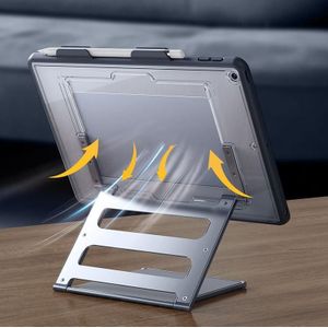 Oatsbasf 03656 Tablet Folding Alloy Holder Adjustable And Stable Tablet Holder For iPad 2019 (10.2 inches)