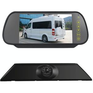 PZ474 Car Waterproof 170 Degree Brake Light View Camera + 7 inch Rearview Monitor for Iveco Daily 4 Gen