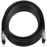 8m OD6.0mm Nickel Plated Metal Head Toslink Male to Male Digital Optical Audio Cable
