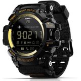 Lokmat MK16 LCD Screen 50m Waterproof Smart Watch  Support Information Reminder / Remote Camera / Walking Motion Monitor(Gold)