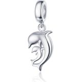 S925 Sterling Silver Dolphin Hanger DIY Bracelet Ketting Accessoires