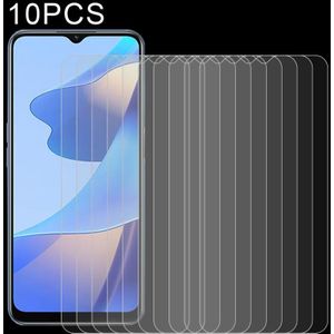 For OPPO A16 10 PCS 0.26mm 9H 2.5D Tempered Glass Film