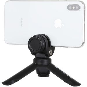 PULUZ  Folding Plastic Tripod + Phone Mount Metal Clamp for GoPro HERO Action Cameras and Cell Phones
