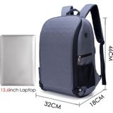SLR Camera Bag Anti-theft Waterproof Large Capacity Shoulder Outdoor Photography Bag Fashion Camera Backpack(Orange)