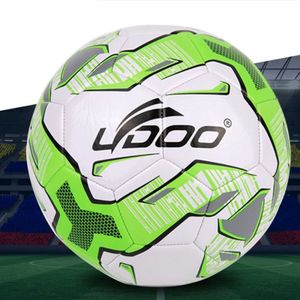 19cm PU Leather Sewing Wearable Match Football (Fluorescent Green)