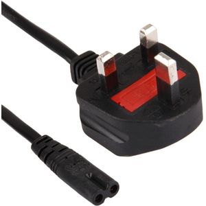2 Prong Style Big UK Notebook Power Cord  Cable Length: 1.2m