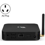 TX6 HD TV Box Media Player  Android 7.1 / 9.0 System  Allwinner H6  up to 1.5GHz  Quad-core ARM Cortex-A53  2GB + 16GB  Support Bluetooth  WiFi  RJ45  AU Plug