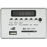 Car 5V Audio MP3 Player Decoder Board FM Radio SD Card USB AUX  with Bluetooth / Remote Control (Silver Grey)