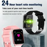 F15 Pro 1.69 inch TFT Screen IP67 Waterproof Smart Watch  Support Body Temperature Monitoring / Sleep Monitoring / Heart Rate Monitoring / Incoming Call Reminder(Pink)