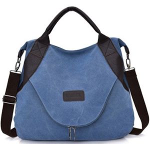 Simple Women Bag Large Capacity Bag Travel Hand Bags for Women Female Handbag Designers Shoulder Bag(blue)